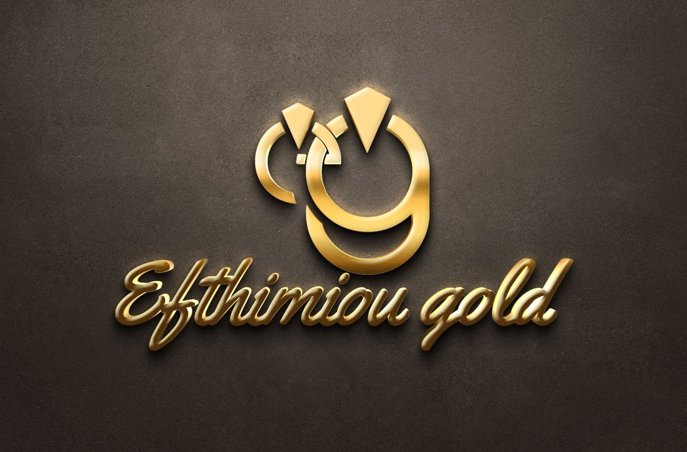 efthimiou gold logo branding design visual identity sxediasmos logotypou