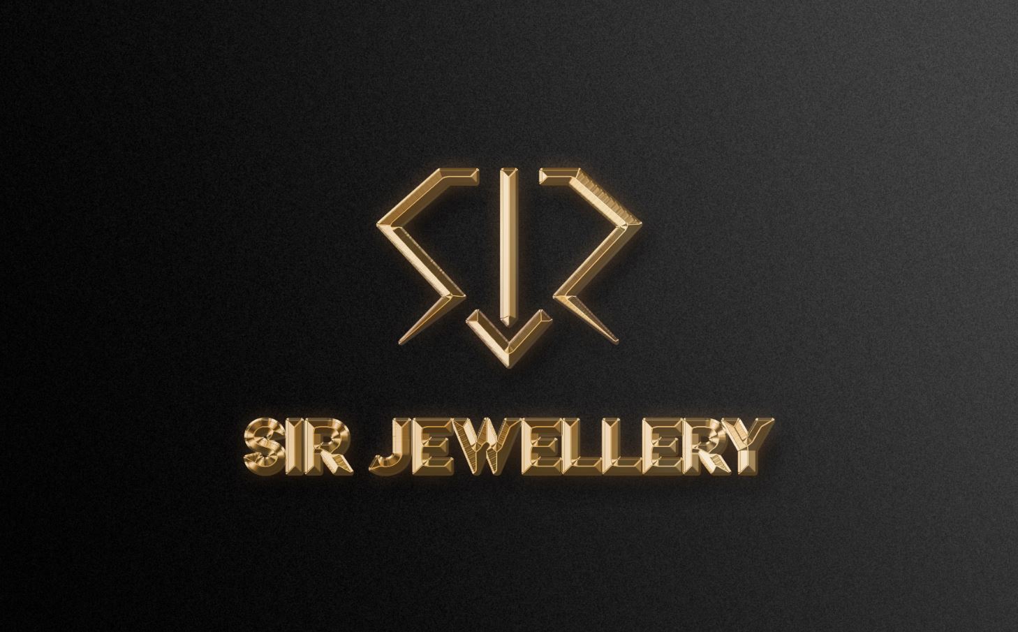 sir jewellery branding design logo gold